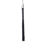 Love In Leather Long Black Suede Leather Flogger Default Title Whips And Crops